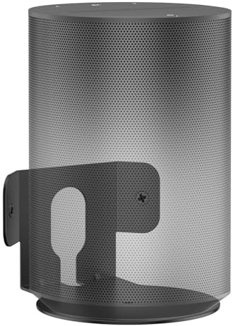 notiela Heavy-duty Speaker Mount for Sonos Era 100 Corner Wall Mount Bracket, Low Profile Wall Mount for Sonos Era 100 Speaker Corner Mount Easy to Install, Black