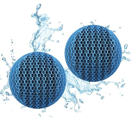 Whirlpool Scum Absorber, 2 Stück Hot Tub Hot Tub Pool Scum Absorber, Pool Ölabsorber, Pool Filter Kugeln, Whirlpool Schaum Absorber, Wiederverwendbar, zum Aufsaugen von Scum, Schaum, Fett im Wasser