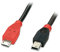 Lindy 1m USB OTG Cable - Black, Type Micro-B to Mini-B