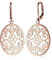 Elli Ohrringe Damen Ornament Floral Verspielt in 925 Sterling Silber Rosévergoldet