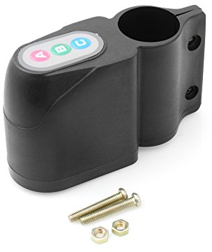 System-S Fahrradschloss Sicherheit Alarmanlage Sirene Diebstahlschutz Anti-Diebstahl für Räder und andere bewegliche Objekte