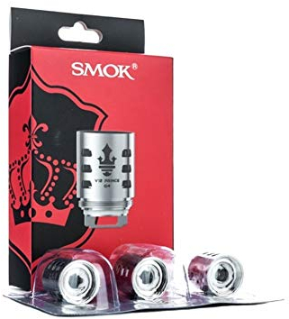 (V12 Prine Q4) Verdampferköpfe Authentic Smok Coils 0.4 Ohm für Verdampfer E zigarette TFV12 Prince/Resa Kein Nikotin, Kompakt