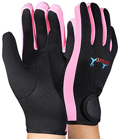 VGEBY 1 Paar Tauchen Neopren Schnorcheln Kajak Surfen Wassersport (Black Pink S)