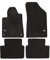 J&J AUTOMOTIVE | Logo Tapis De Sol Noir Velours sur Mesure pour 407 2004-2011, Base Antidérapante, Tapis conducteur renforcé