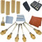 Fycooler Scalpelli per legno Set scalpelli Set di utensili da intaglio in legno legno fai da te fai da te scalpello professionale intaglio lavorazione del legno set di coltelli da intaglio
