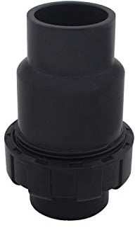 Clapet anti retour a bille 20 25 32 40 50 63 75 90 110mm clapet anti retour eau pvc soupape clapet anti refoulement vanne piscine (Diamètre Intérieur 40mm)