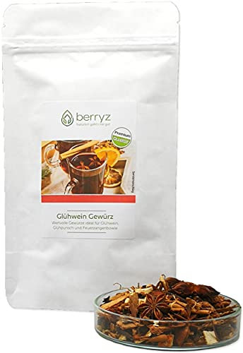 Glühweingewürz Premium | Sternanis Ceylonzimt Nelken Orangenschalen Pomeranzenschalen | Ideal für Glögg Glühpunsch Kinderpunsch Feuerzangenbowle Punsch oder Potpourri