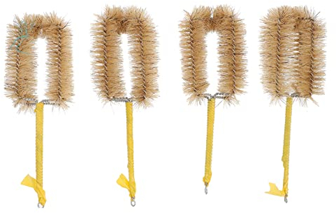 iplusmile 4pcs Beaker Brush Test Tube Cleaning Brush Laboratory Cups Brush Erlenmeyer Cleaning Carafes Kitchen Cleaning Brush Laboratory Flask Brush Water Bottles Pipe Wine Pig Hair Flashing