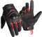 WTACTFUL Motorradhandschuhe Herren Damen, Touchscreen Motorrad Handschuhe Herr für Motorradrennen, Taktische Handschuhe, Mountainbike Radfahren, Motorradfahren, Motorcross, Fahrradhandschuhe Rot XL