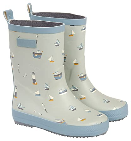 Little Dutch 120204 Gummistiefel/Regenstiefel - Sailors Bay blau (Gr. 22/23)
