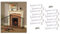 Babylo Premier Fireguard Fits Up to 133Cm Wide - Black & Dreambaby Safety Catches Locks & Latches - Suitable for Most Standard Cabinets & Drawers - 14 Pack - White - Model F1412