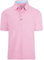 JACKETOWN Polo Homme à Manches Courtes Monochrome Golf Polos Men Button Plack T-Shirt Respirant Design BroderieMen's Polo Shirt Sport Tennis Séchage Rapide Été Rose M