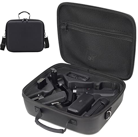RC GearPro Ronin RS 3 Mini Tragetasche Aufbewahrung Tasche Hartschale Box Handgerät 3-Achsen Kardanischer Stabilisator Zubehör Reisekoffer Tragbar Reisen Umhängetasche für DJI Ronin RS 3 Mini