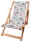 DreamRoots Kinder Liegestuhl Outdoor, Klappbarer Gartenstuhl für Draußen, Faltbarer Campingstuhl mit Waschbarem Bezug aus 100% Polyester bis zu 130 kg