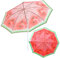 Sonnenschirm für den Garten Material Polyester/Stahl Farbe Rot Thema Wassermelone D 180 cm H 190 cm touristisch Strand leicht zusammenklappbar bremsfunktion Modern Funktionell