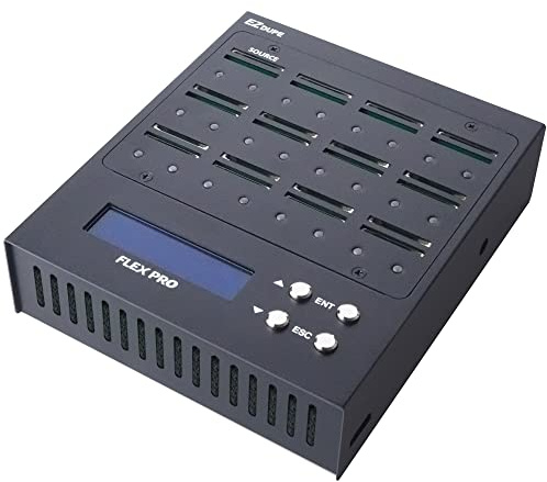 EZ DUPE 1 to 23 SD Duplicator - Standalone SD Memory Card Duplicator, Copier, Cloner, Eraser (SD FlexPro)