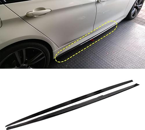 Real Carbon Fiber Auto Seitenschweller für BMW 3Series F30 M-Sport, Trittbretter Splitter Rocker Flügel Diffusor Außenschutz Zubehör