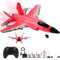 RC Flugzeug,2.4Ghz 2 Kanal F-35 Ferngesteuertes Flugzeug Kämpfer flugzeugspielzeug Modell mit Xpilot Gyroskop System für Anfänger Kinder Erwachsene (Rot)