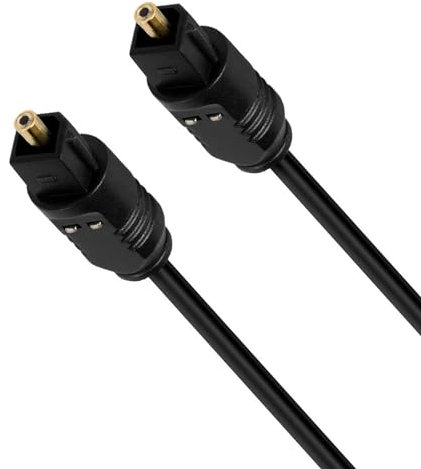 ulafbwur ABS 7.1 Surround Sound Fiber Optical Digital Toslink Audio Cable Speaker TV Cord