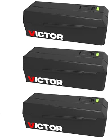 Victor M250BSR-3 Indoor Electronic Humane Mouse Trap - No Touch, No See Electric Mouse Trap - 3 Pack
