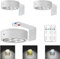 MIOBLUE Bildleuchte, drahtlose Fernbedienung, Magnetmalerie Licht Batterie betrieben, dimmbares Timer Kunstlicht, 3 Beleuchtungsmodi, für Dart Frame Bild Porträt, 3 Pack