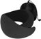 YPXIKVM Reisekissen 100% Reiner Memory Foam Nackenkissen, bequem und atmungsaktiv, maschinenwaschbar (Schwarz)