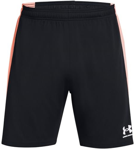 Under Armour Herren Ua M'S Ch. Knit Shorts, Schwarz/Flare Orange/Weiß, M