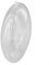 YUANGANG 10 Pezzi Palline Piatte in Plastica Trasparente Trasparenti Palle Di Natale per Christmas, Home or Shopping Mall Decoration
