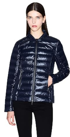 Armani Exchange Damen Padded Side Logo Patch Adjustable Collar Jacket (1er Pack)
