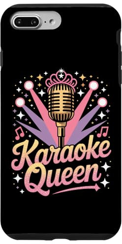 Karaoke Queen Karaoke Cantante Microfono Karaoke Custodia per iPhone 7 Plus/8 Plus