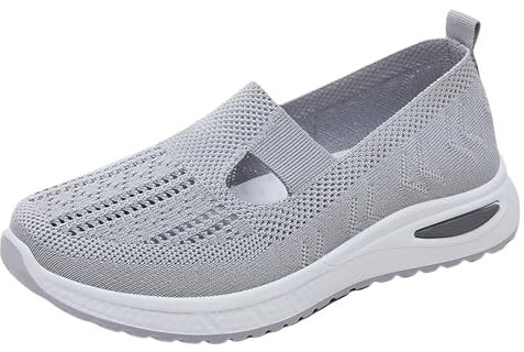 Zapatillas Blancas Mujer,Zapatillas Mujer Deporte,Zapatos,Zapatos Vestir,Malla Sandalias Sin Cordones Manos Antideslizantes para Caminar