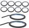 KOCKSHION 10 Rollen Schwarzes Abdeckband Hochtemperatur Masking Tape für Auto Diy und Elektronik Starker Kleber Effektive Lichtblockierung Temperaturbeständig und Vielseitig Einsetzbar
