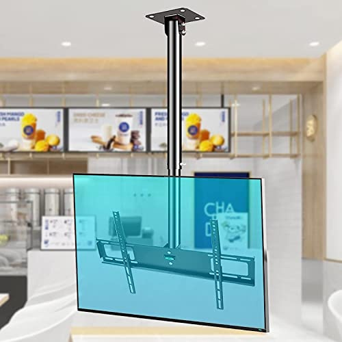DRFGNF Ceiling Mount TV Bracket for 26 50 Inch TV Holds Up to 55kg/121lbs Tilting Swivel Telescopic Mount for Flat Panel Displays Multifunctional TV Table Stand