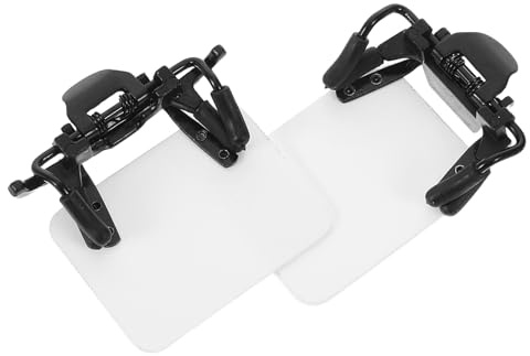 Parliky Patch pour Lunettes de Tir à l'arc 2pcs en Abs Clip, Occultation Renforcée et Compatibilité pour Archers Novices et Professionnels