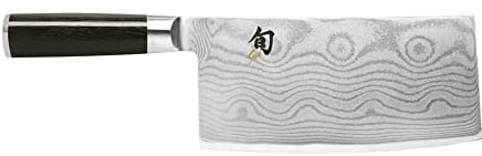 KAI Shun Classic China Kochmesser 18 cm Klingenlänge - Damastmesser 32 Lagen VG MAX Kern - 61 (±1) HRC - Pakkaholzgriff - Made in Japan - chinesisches Chefmesser Küchenmesser geschmiedet