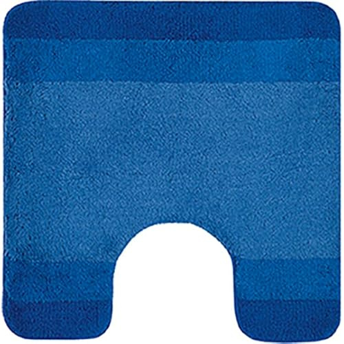 Spirella – Balance Polyester-Badematte – rutschfest – 55 x 55 cm – Blau – Maschinenwaschbar bei 40 °C – 90% Polyester, 10% Acryl – Komfort und Sicherheit