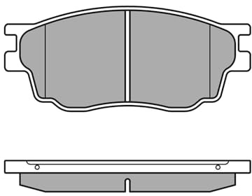 MEYLE 0252424616/W Bremsbelagsatz, Scheibenbremse | Kompatibel mit: MAZDA 6 Hatchback, 6 Station Wagon, 6 Stufenheck