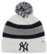 New York Yankees – Logo abtrünnigen weiß Pom Pom Beanies