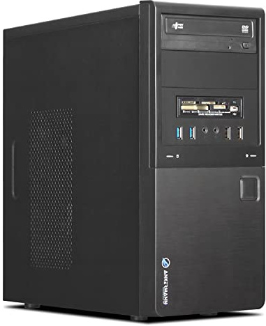 Ankermann Work Multimedia Silent Leise INTEL Dual Core 16GB RAM 480GB SSD 1TB HDD Win 10 Pro Office