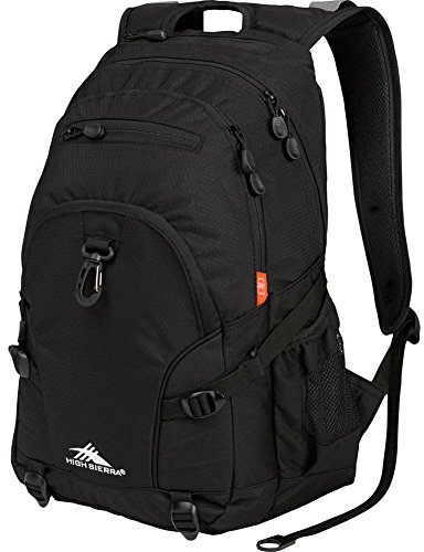 High Sierra Loop-Rucksack, Schule, Reisen oder Arbeit, mit Tablet-Hülle, schwarz (Schwarz) - 53646-1041