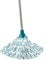 Leifheit Classic Mop Viskose, mit Viskose und Polyester für hartnäckige Flecken auf Fliesen und Steinböden, 1,25m Stahlstiel, extra saufgähiger Wischmopp, waschbar bei 60°C, flexible Mopkopf-Streifen