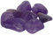 Udig.de 100 g Amethyst Trommelsteine im Samtbeutelchen, Glückststein lila Reiki Edelstein 2-3 cm Handschmeichler