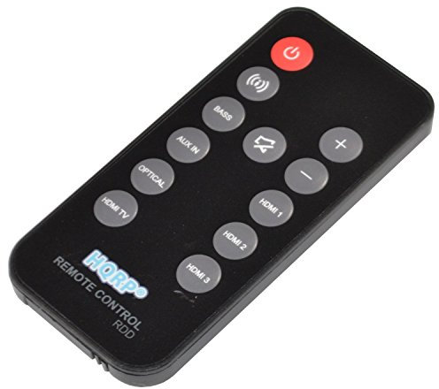 HQRP Remote Control compatible with JBL CINEMA SB200, SB2OO Soundbar Speaker System Controller