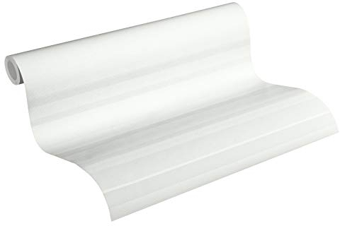 Esprit PVC-freie Vliestapete Eco Wallpaper Ökotapete quer gestreift 10,05 m x 0,53 m grau Made in Germany 365262 36526-2
