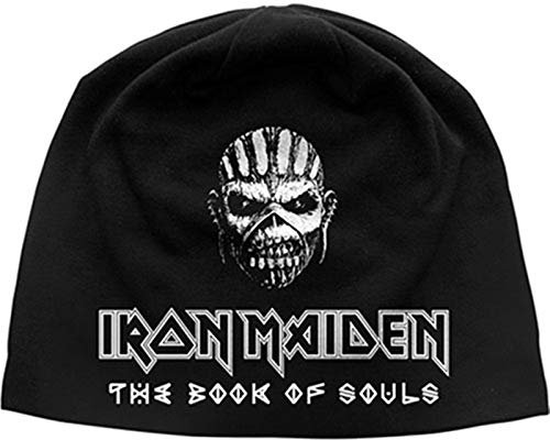 Band Monkey Iron Maiden Unisex Beanie Hat The Book of Souls Multicoloured
