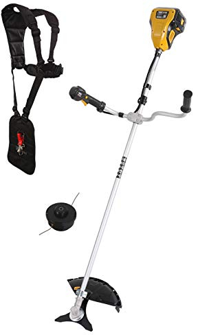Texas BCZ 5800 | Akku Freischneider | 58 Volt | Rasentrimmer | 40 cm Arbeitsbreite | Inkl. Schneidfaden, 3-Zahn Messer und Tragegurt | Grundgerät ohne Akku