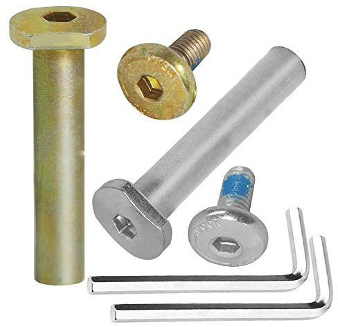OTFAITP M8 40–76 mm Inbusschrauben und Bolzen, Sortiment für Kinder-Scooter, Teile für 2–3–4-Räder, Tretroller, Reparatur, Vorder- und Hinterradachsen, Werkzeuge (links 47 x 8)