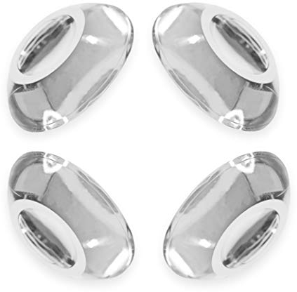 Selbstklebende Türstopper Wand (4 Stück) – Türpuffer durchsichtig – Wandstopper für Türklinke – Türschutz für Wand – Türpuffer Set