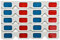 10pcs Conijiwadi/Set anaglifo de Papel Universal Gafas 3D Rojo Azul Cartón Juego de la película de DVD Vídeo TV Gafas 3D