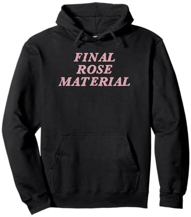 Final Rose Material Pullover Hoodie